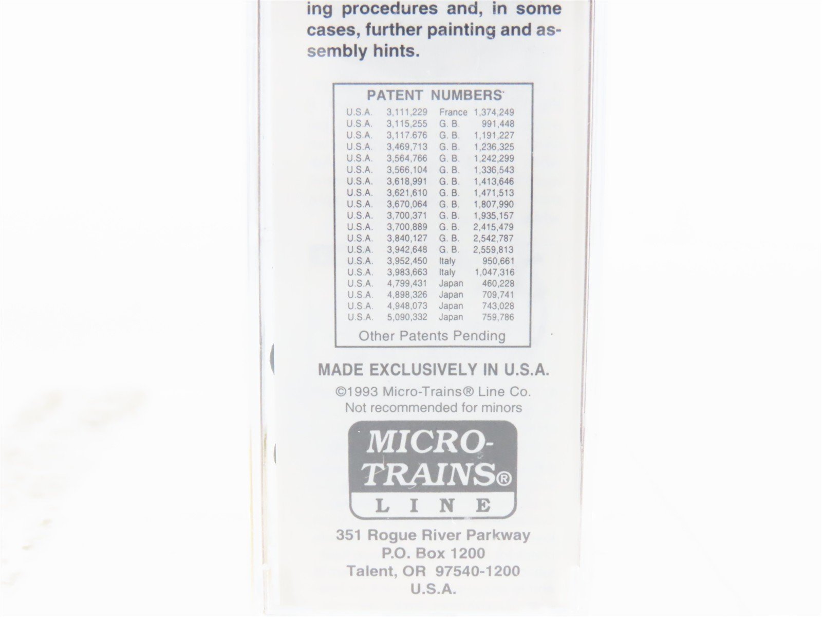N Micro-Trains MTL 25310 MILW Milwaukee Road 50' Single Door Box Car #50851