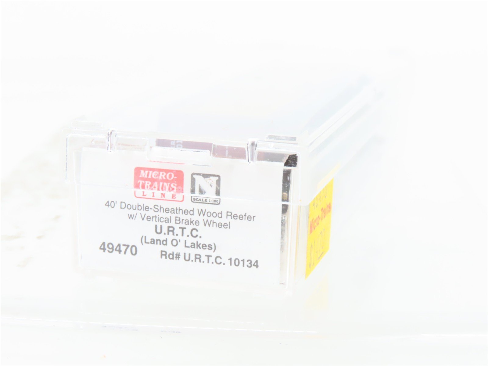 N Scale Micro-Trains MTL 49470 URTC Land O' Lakes Butter 40' Wood Reefer #10134