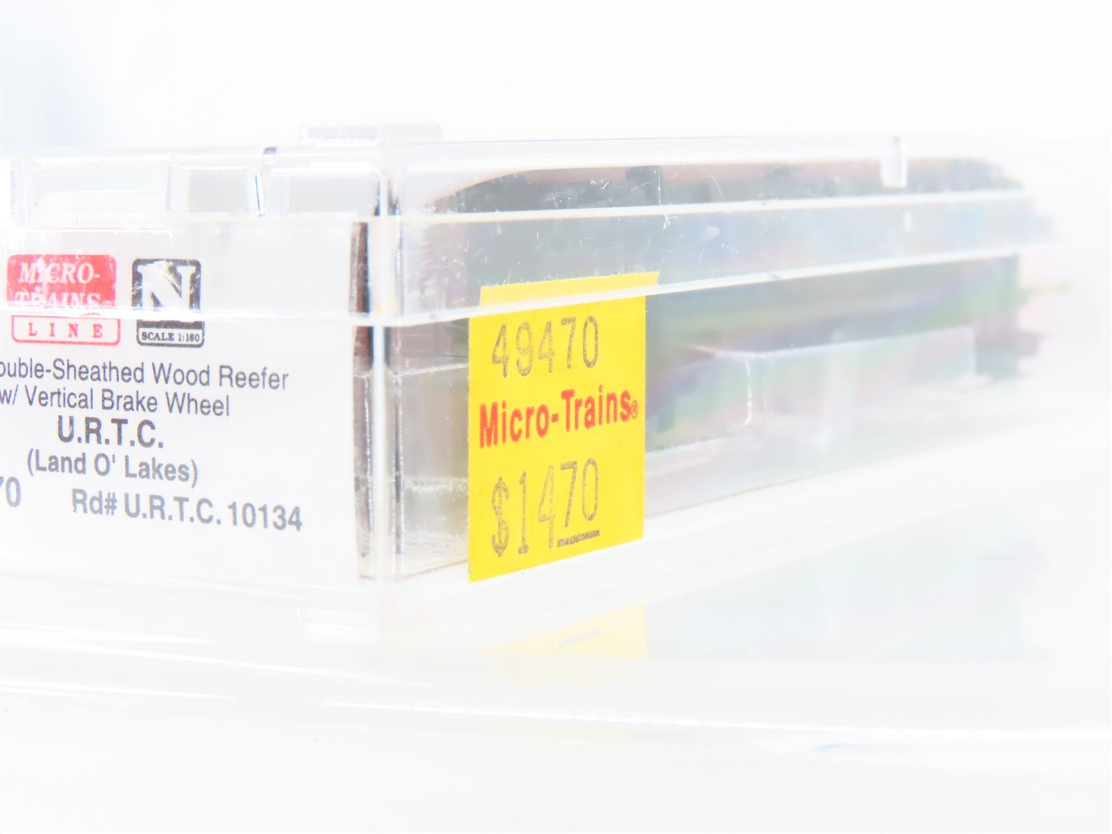 N Scale Micro-Trains MTL 49470 URTC Land O' Lakes Butter 40' Wood Reefer #10134