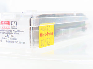 N Scale Micro-Trains MTL 49470 URTC Land O' Lakes Butter 40' Wood Reefer #10134