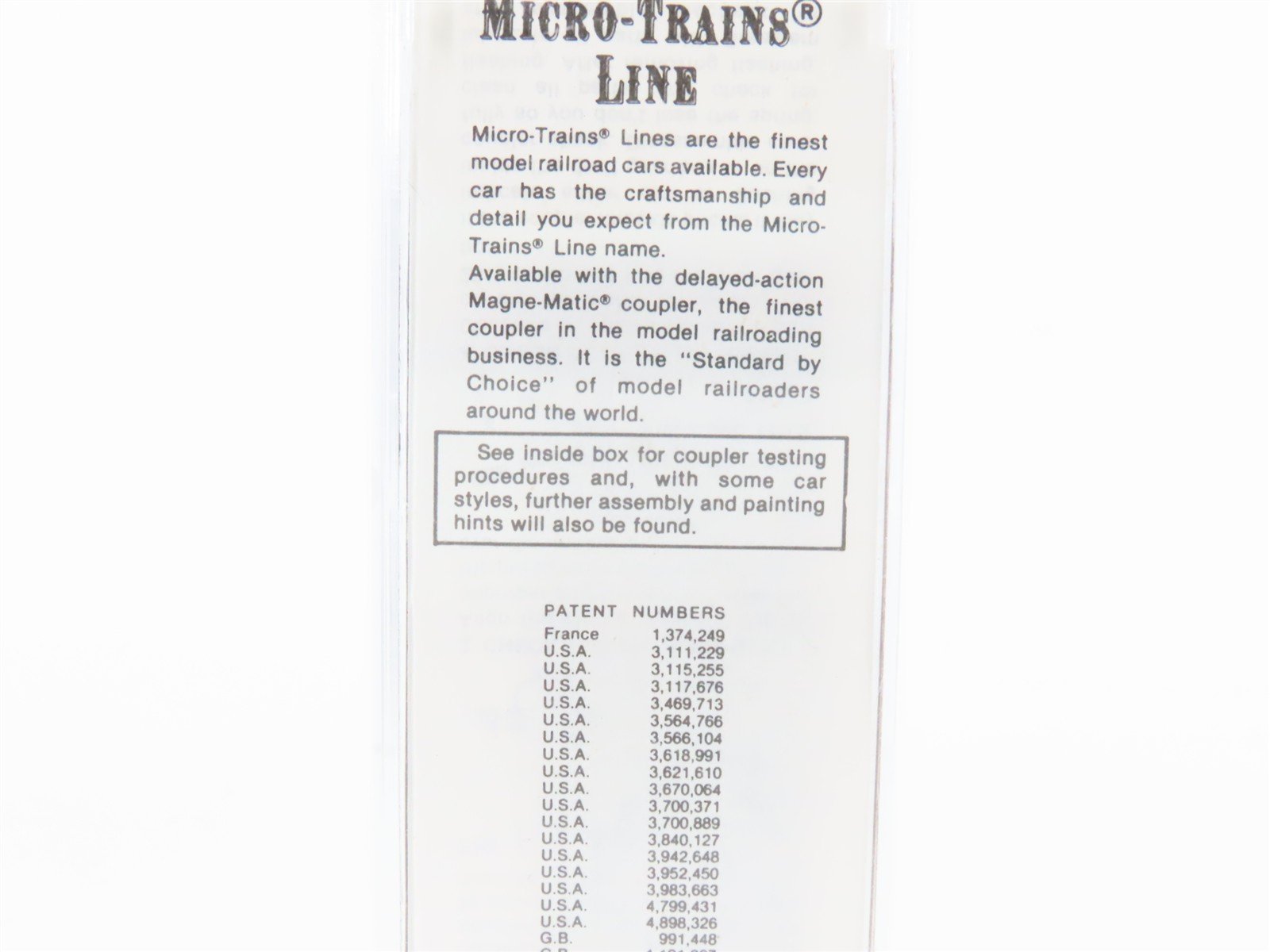 N Micro-Trains MTL 20010 GTW Grand Trunk Western 40' Single Door Box Car #516768