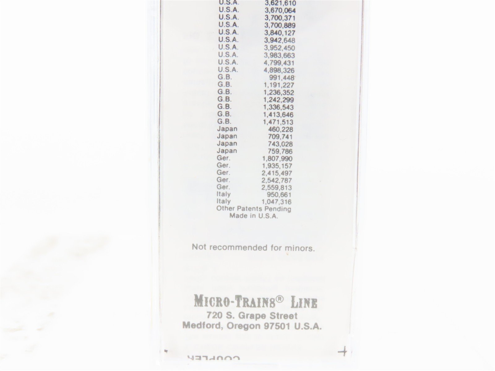 N Micro-Trains MTL 20010 GTW Grand Trunk Western 40' Single Door Box Car #516768