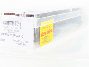 N Scale Micro-Trains MTL 32180 WP Western Pacific Feather 50' Box Car #55935