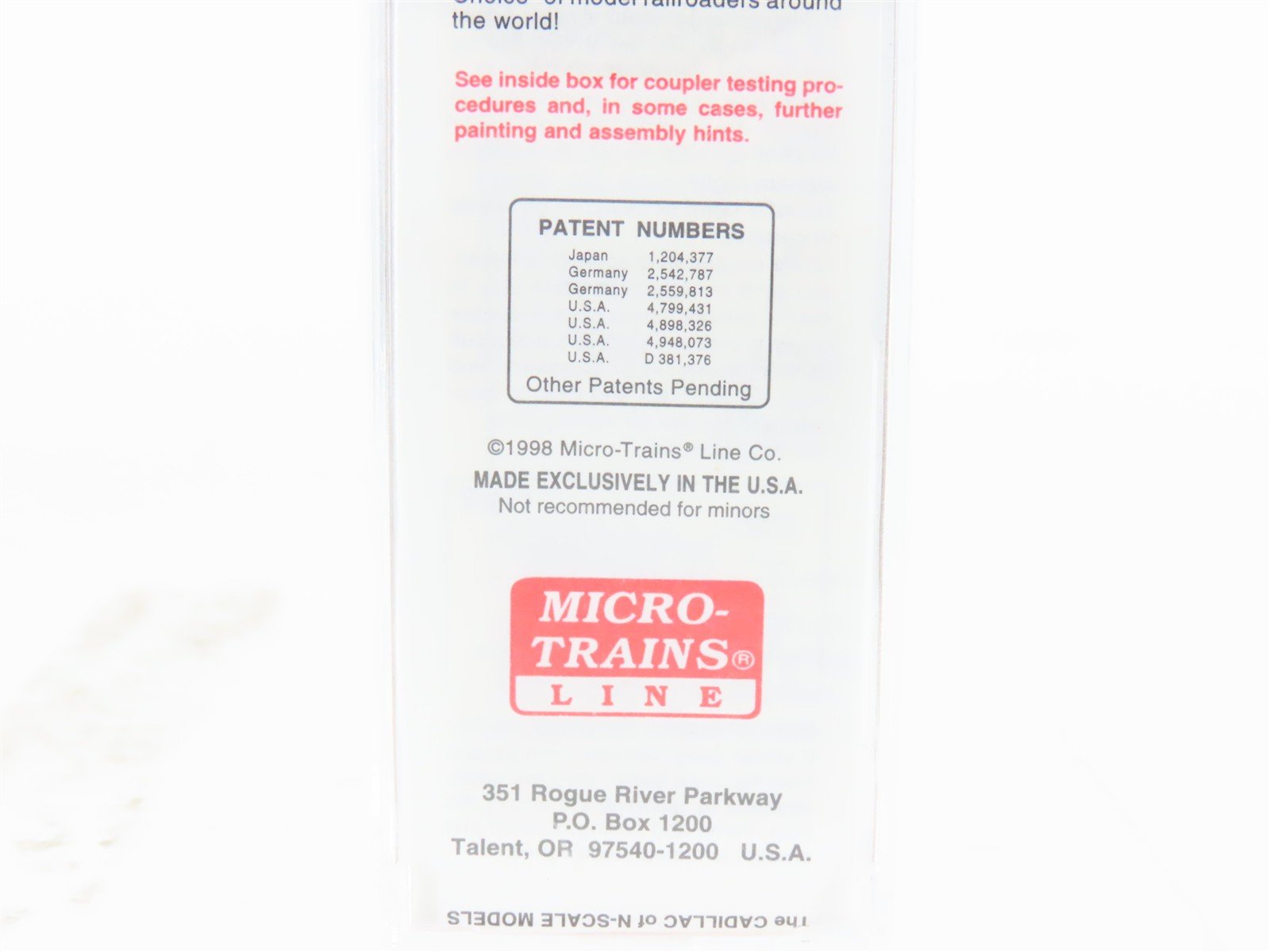N Scale Micro-Trains MTL 59040 PRR Pennsylvania 40' Steel Reefer #498350