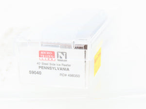 N Scale Micro-Trains MTL 59040 PRR Pennsylvania 40' Steel Reefer #498350