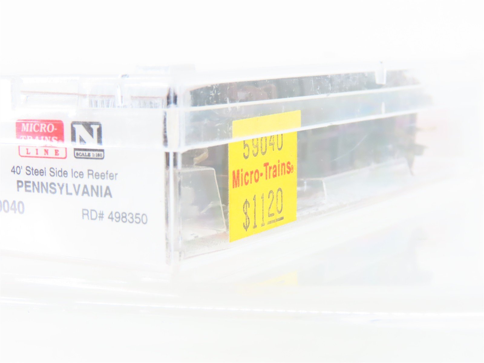 N Scale Micro-Trains MTL 59040 PRR Pennsylvania 40' Steel Reefer #498350
