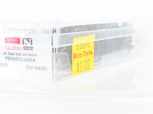 N Scale Micro-Trains MTL 59040 PRR Pennsylvania 40' Steel Reefer #498350