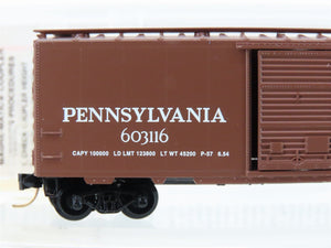 N Scale Micro-Trains MTL 20780 PRR Pennsylvania 40' Single Door Box Car #603116
