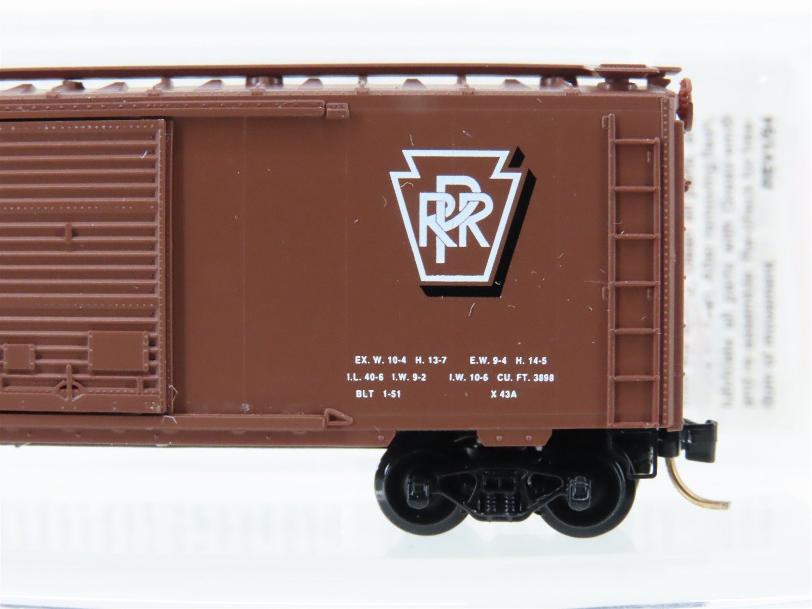 N Scale Micro-Trains MTL 20780 PRR Pennsylvania 40' Single Door Box Car #603116