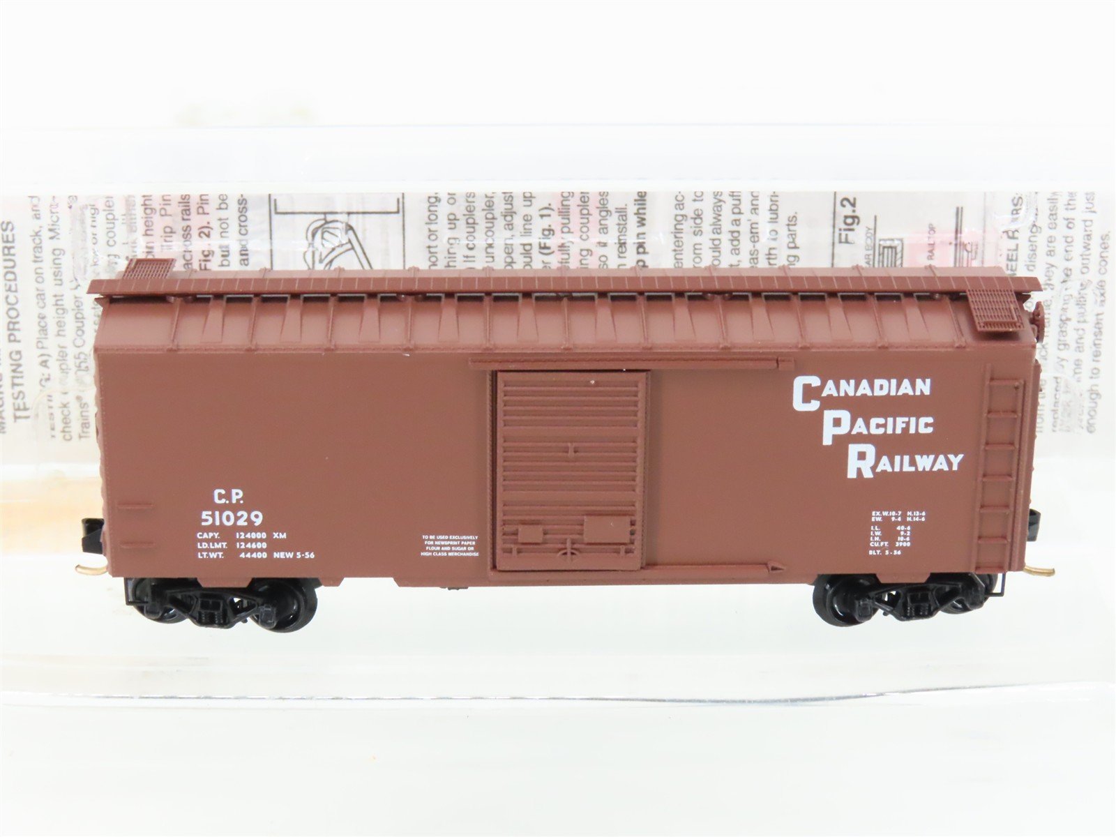 N Micro-Trains MTL 20436/1 CP Canadian Pacific 40' Single Door Box Car #51029