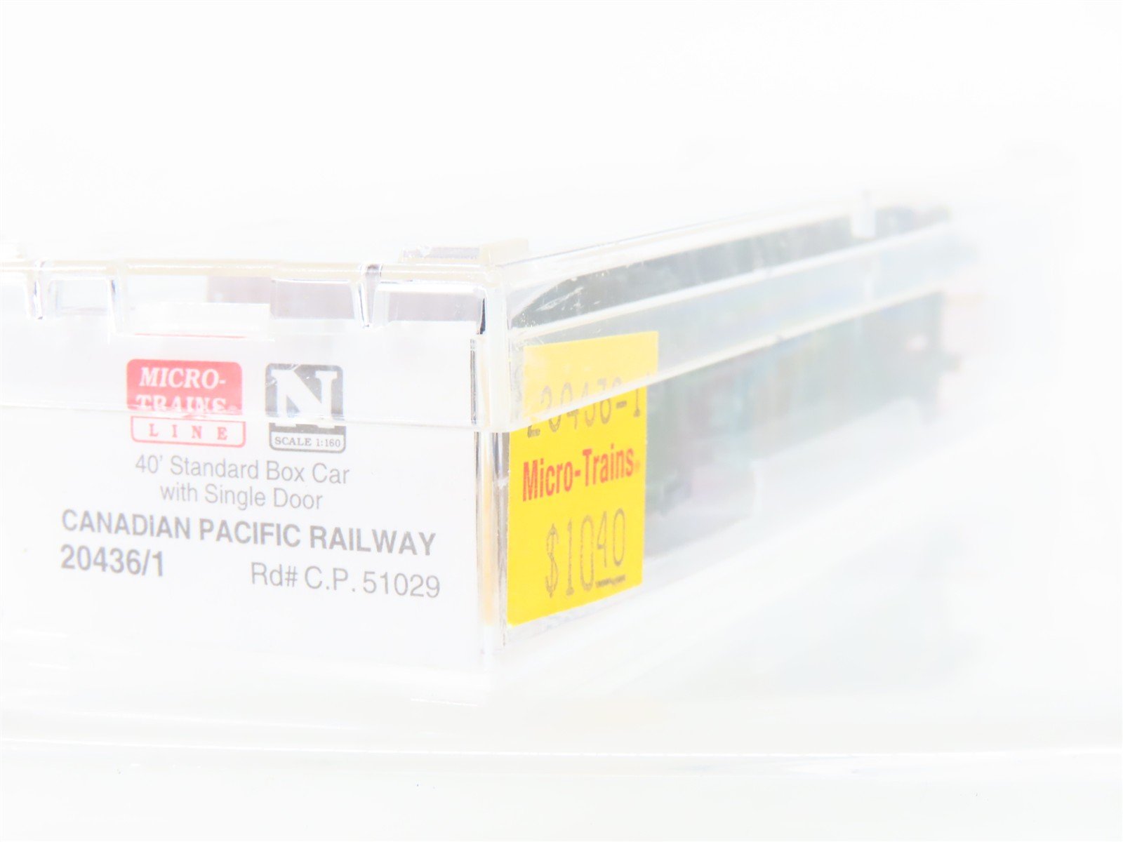 N Micro-Trains MTL 20436/1 CP Canadian Pacific 40' Single Door Box Car #51029