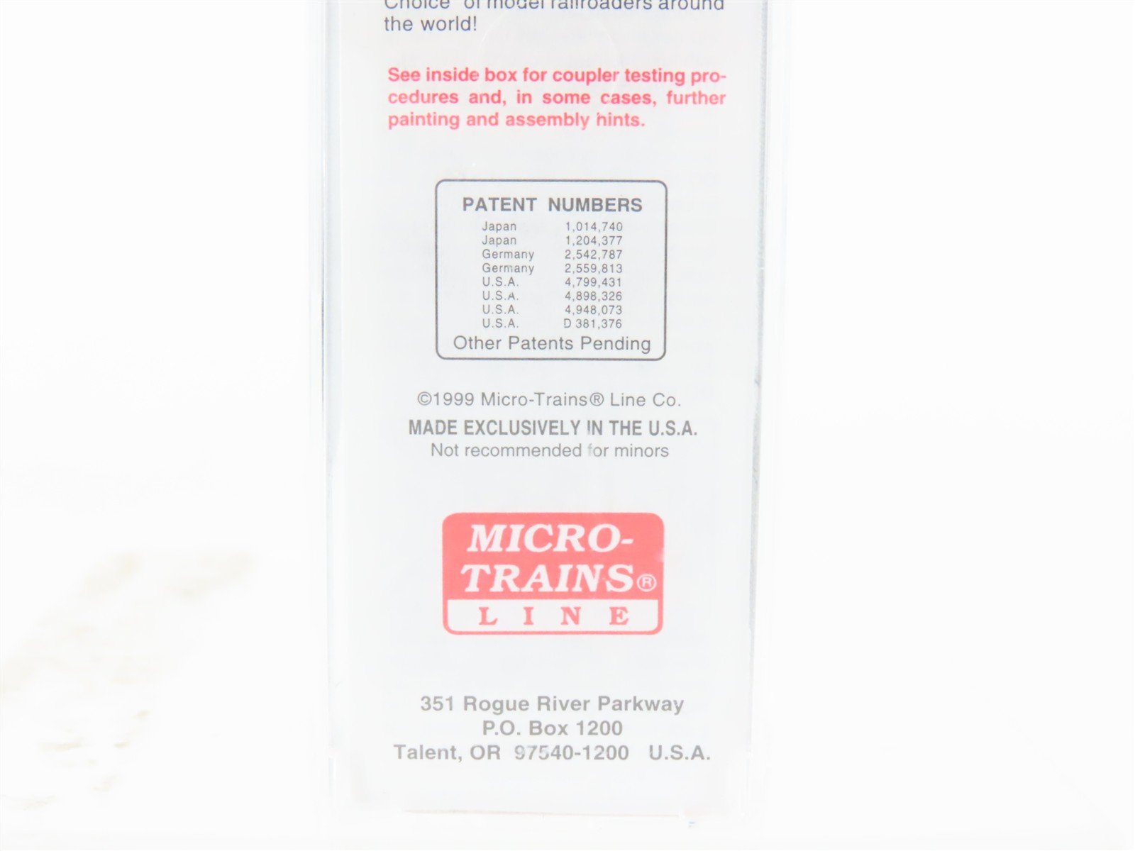 N Scale Micro-Trains MTL 25590 ADN Ashley Drew & Northern 50' Box Car #9755