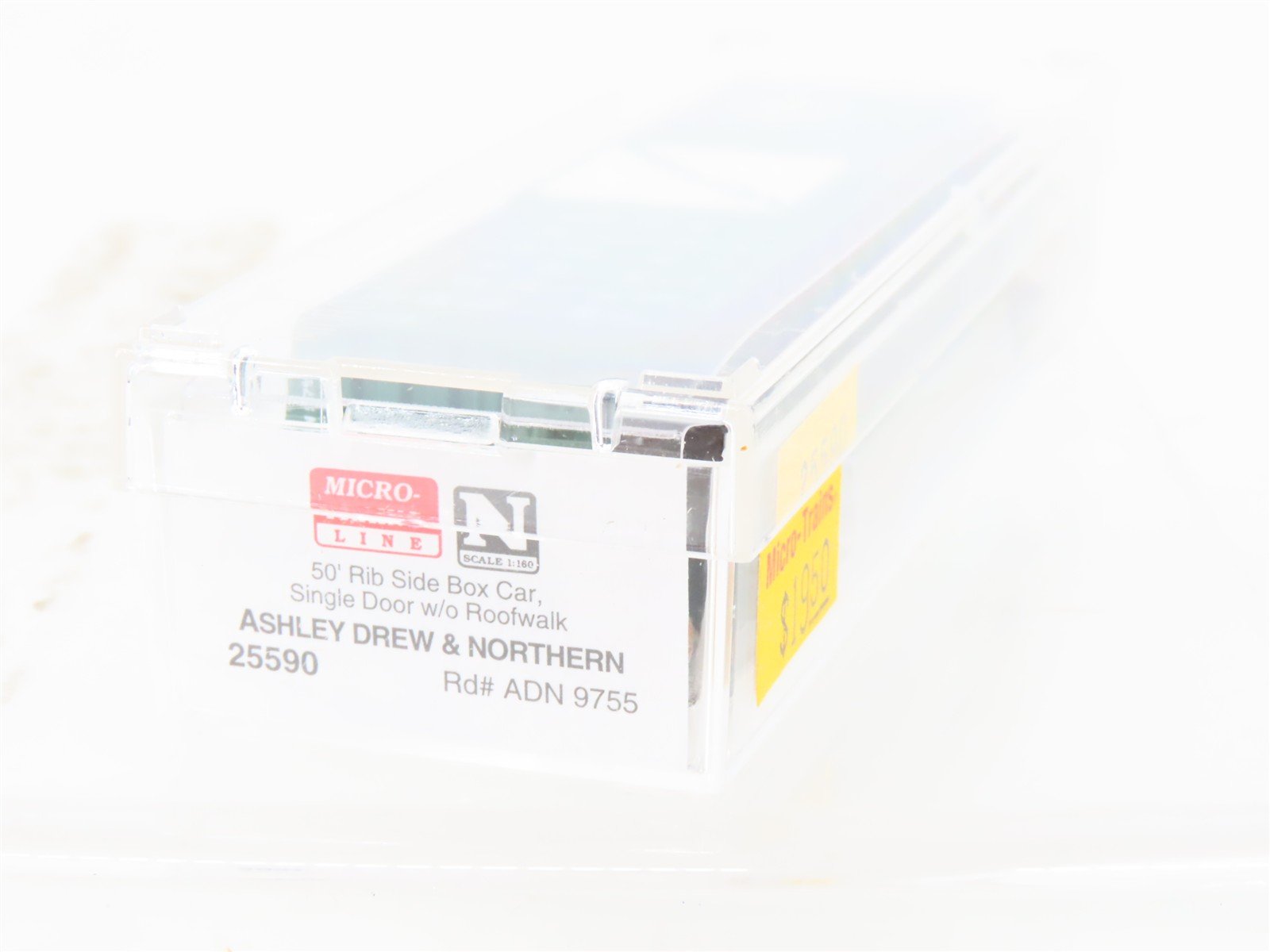 N Scale Micro-Trains MTL 25590 ADN Ashley Drew & Northern 50' Box Car #9755