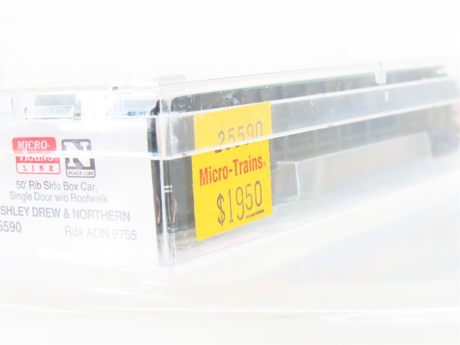 N Scale Micro-Trains MTL 25590 ADN Ashley Drew & Northern 50' Box Car #9755