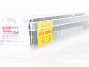 N Scale Micro-Trains MTL 25590 ADN Ashley Drew & Northern 50' Box Car #9755