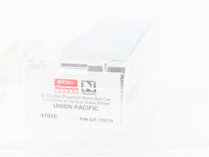 N Scale Micro-Trains MTL 41010 UP Union Pacific 40' Wood Box Car #170774