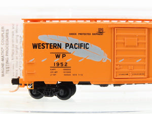 N Scale Micro-Trains MTL 20506 WP Western Pacific Feather 40' Box Car #1952