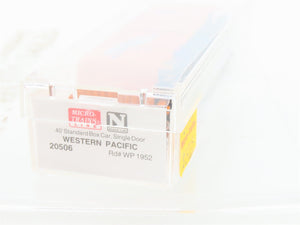 N Scale Micro-Trains MTL 20506 WP Western Pacific Feather 40' Box Car #1952