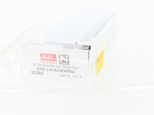 N Scale Micro-Trains MTL 20360 EL Erie Lackawanna 40' Single Door Box Car #73113