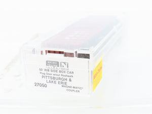 N Micro-Trains MTL 27050 P&LE Pittsburgh & Lake Erie 50' Plug Door Box Car #6945