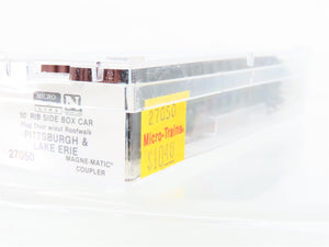 N Micro-Trains MTL 27050 P&LE Pittsburgh & Lake Erie 50' Plug Door Box Car #6945