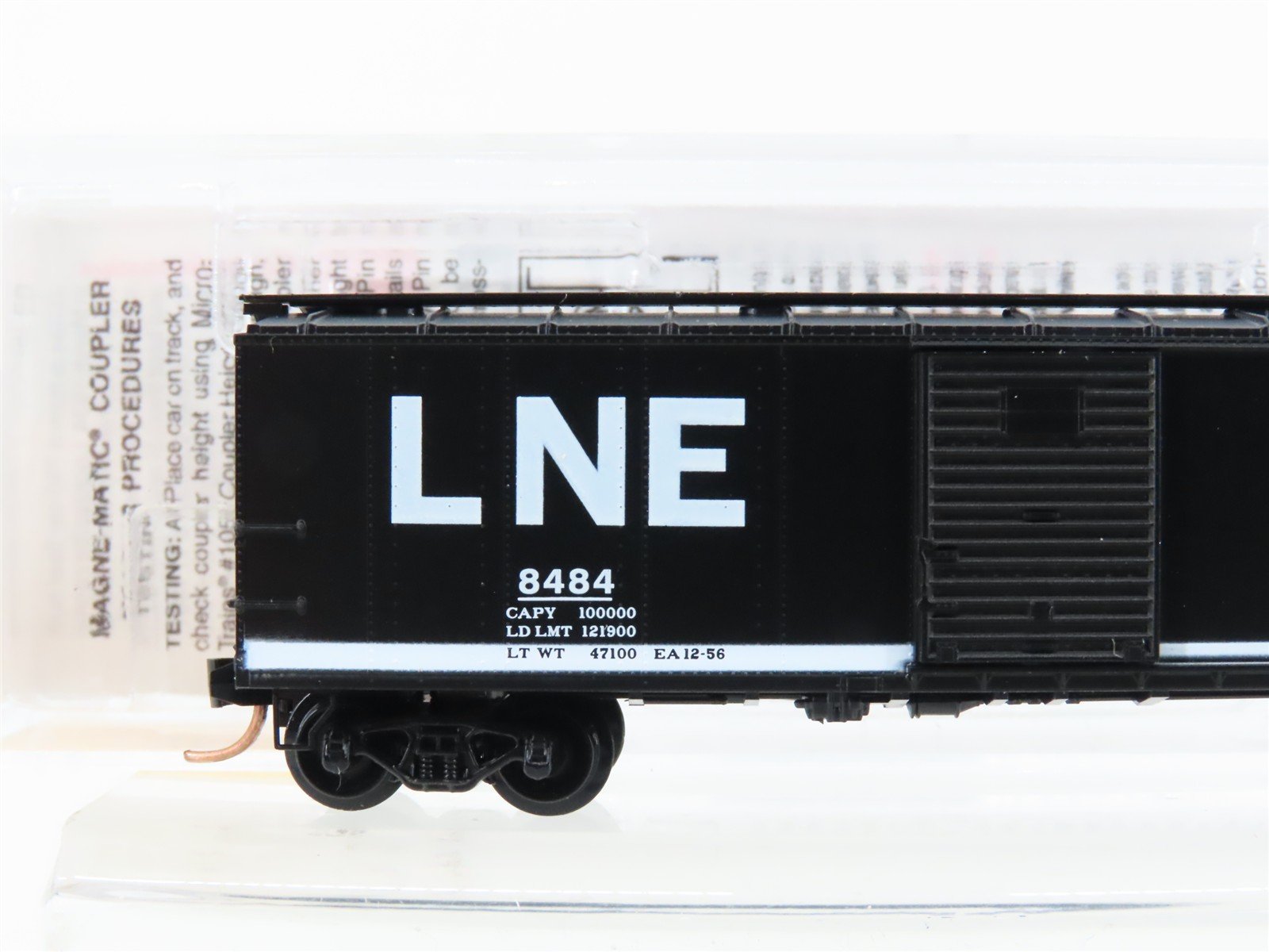 N Micro-Trains MTL 120030 LNE Lehigh & New England 40' Single Door Box Car #8484
