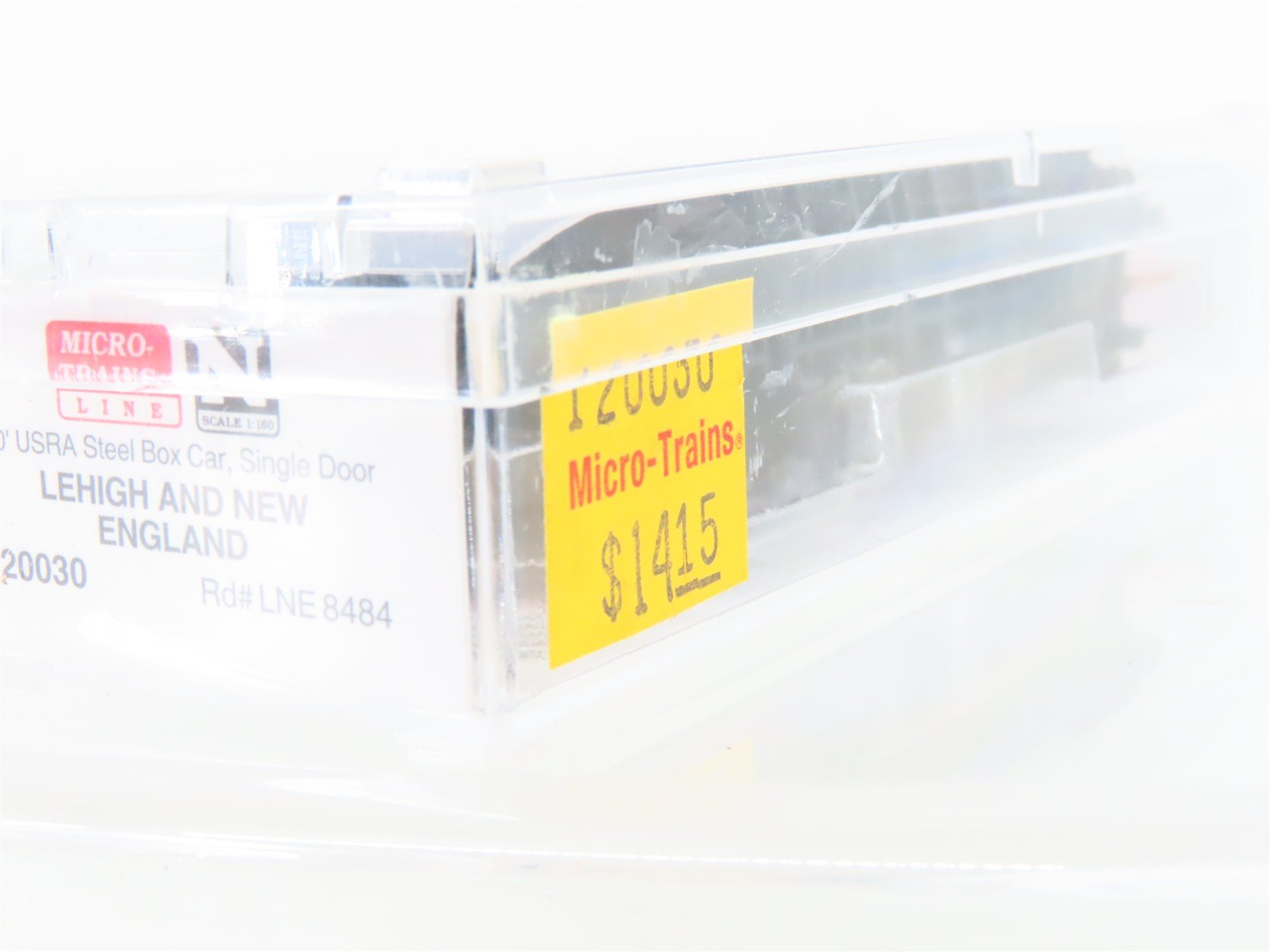 N Micro-Trains MTL 120030 LNE Lehigh & New England 40' Single Door Box Car #8484