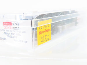 N Micro-Trains MTL 120030 LNE Lehigh & New England 40' Single Door Box Car #8484