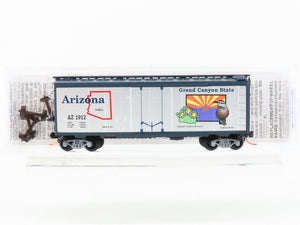 N Scale Micro-Trains MTL 21381 AZ Arizona State 40' Plug Door Box Car #1912