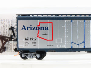 N Scale Micro-Trains MTL 21381 AZ Arizona State 40' Plug Door Box Car #1912