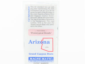N Scale Micro-Trains MTL 21381 AZ Arizona State 40' Plug Door Box Car #1912