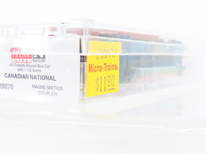 N Micro-Trains MTL 29070 CN Canadian National 40' Automobile Box Car #582596