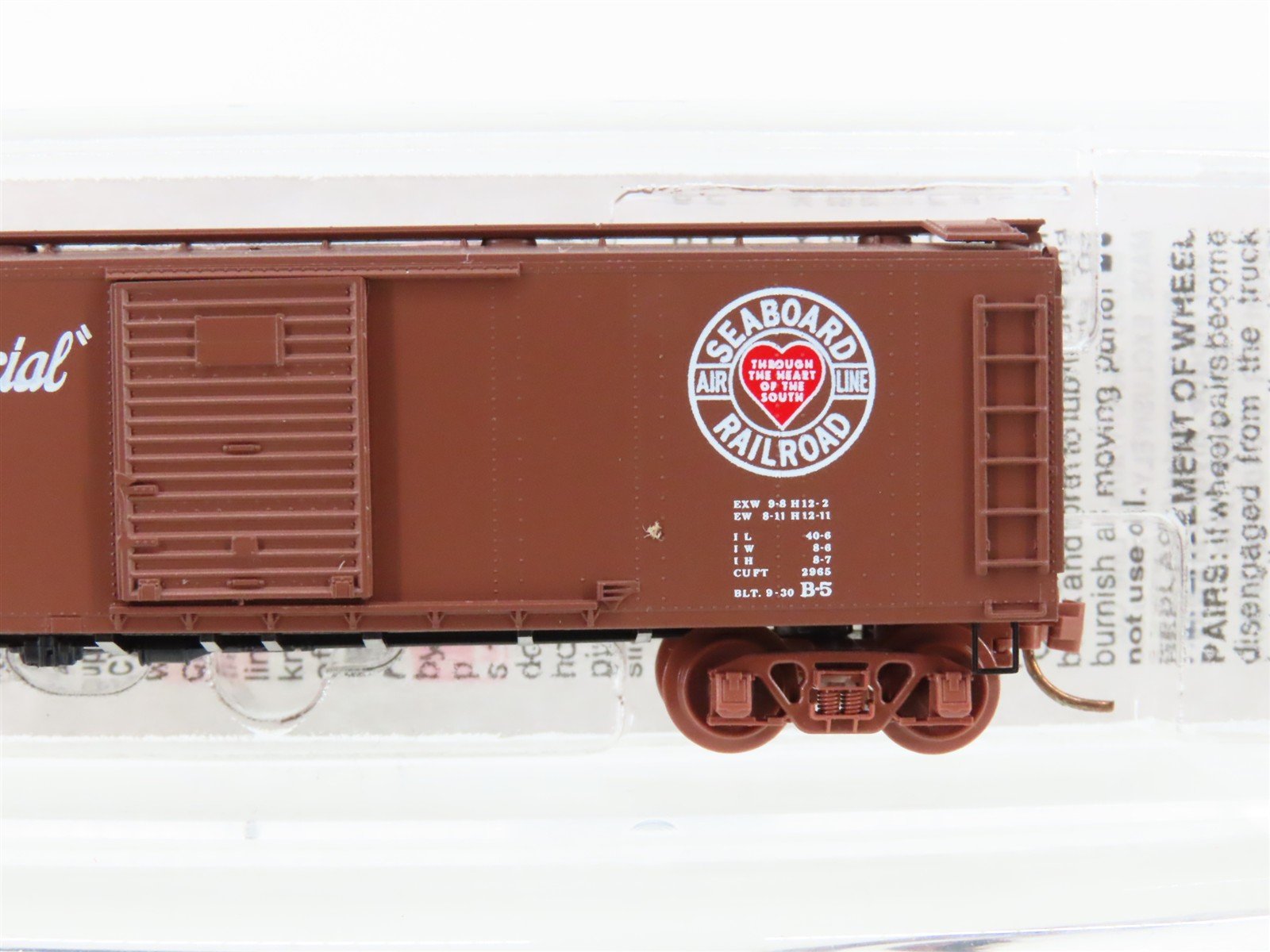 N Micro-Trains MTL 120230 SAL Seaboard Air Line 40' Single Door Box Car #14900
