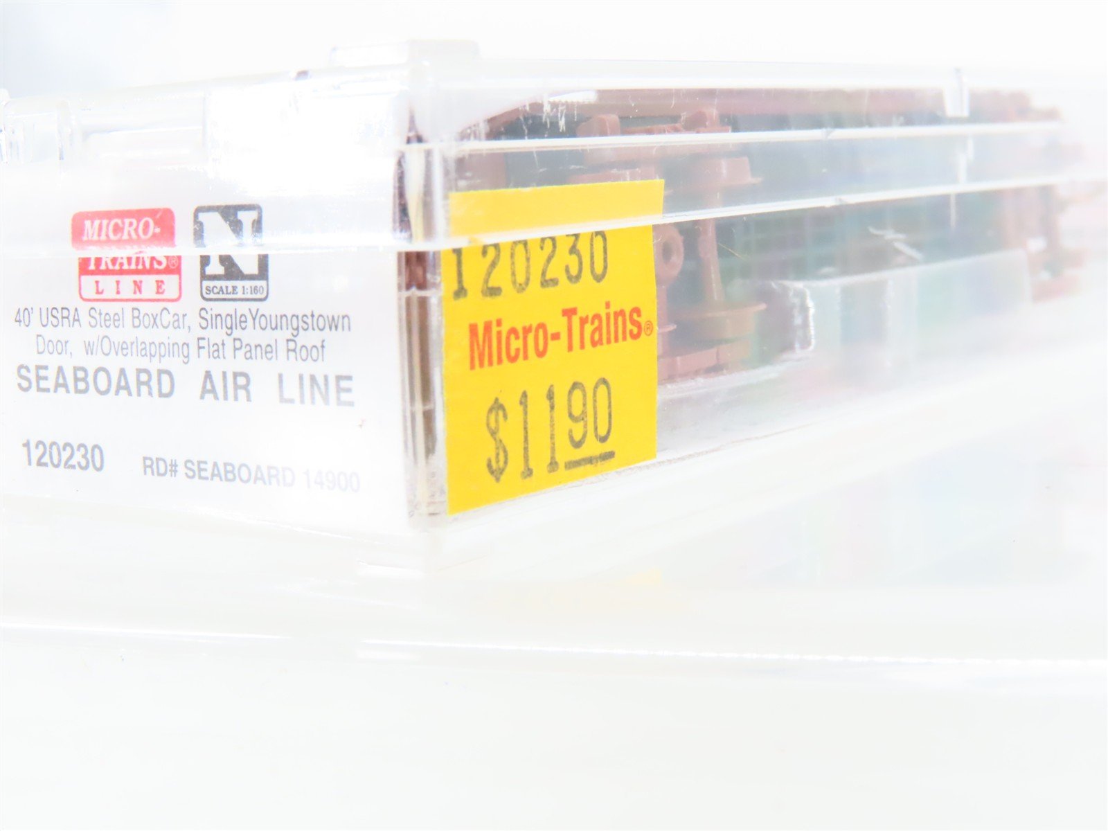 N Micro-Trains MTL 120230 SAL Seaboard Air Line 40' Single Door Box Car #14900