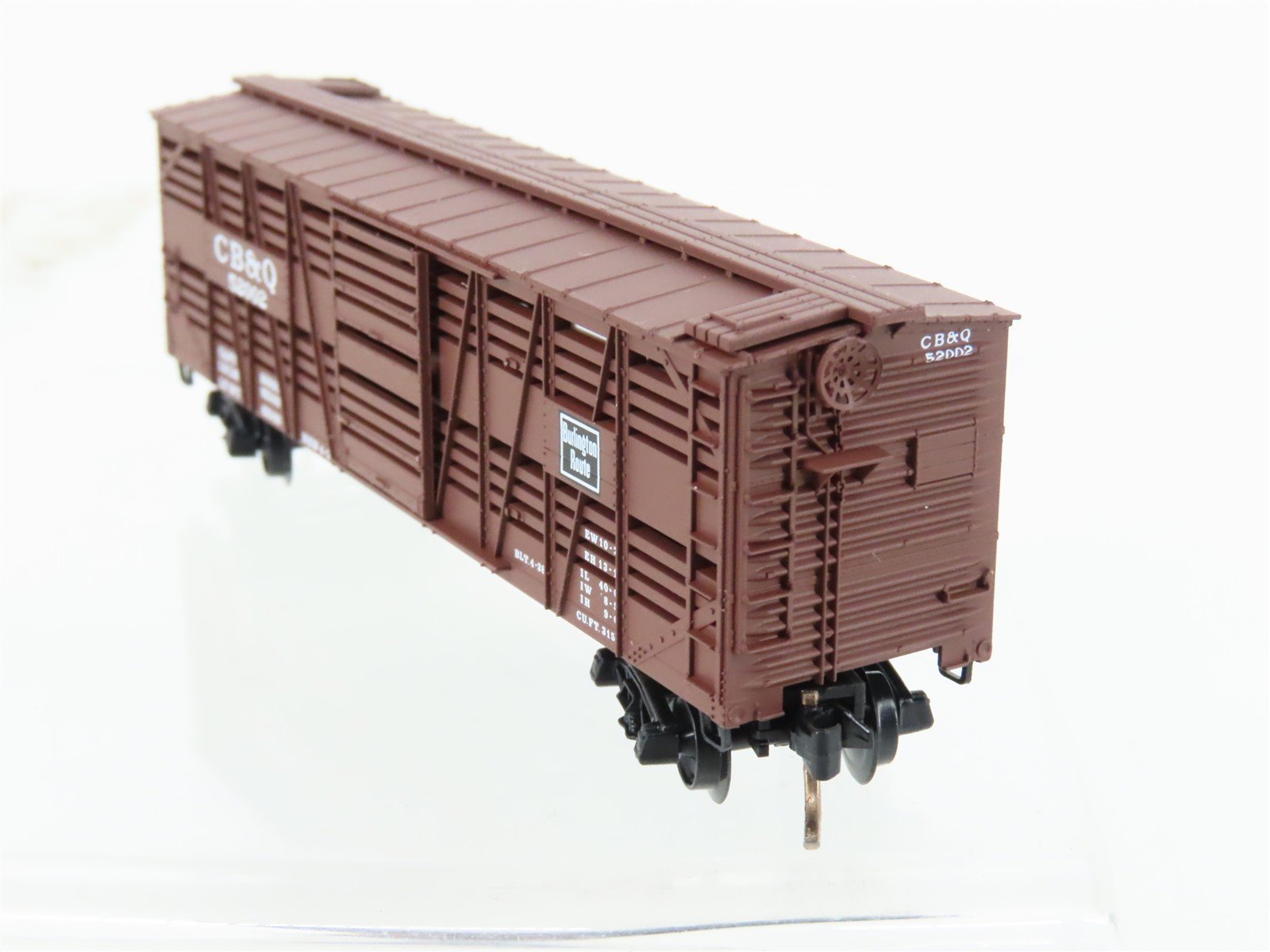 N Scale Micro-Trains MTL 35130 CB&Q Burlington Route 40' Stock Car #52002