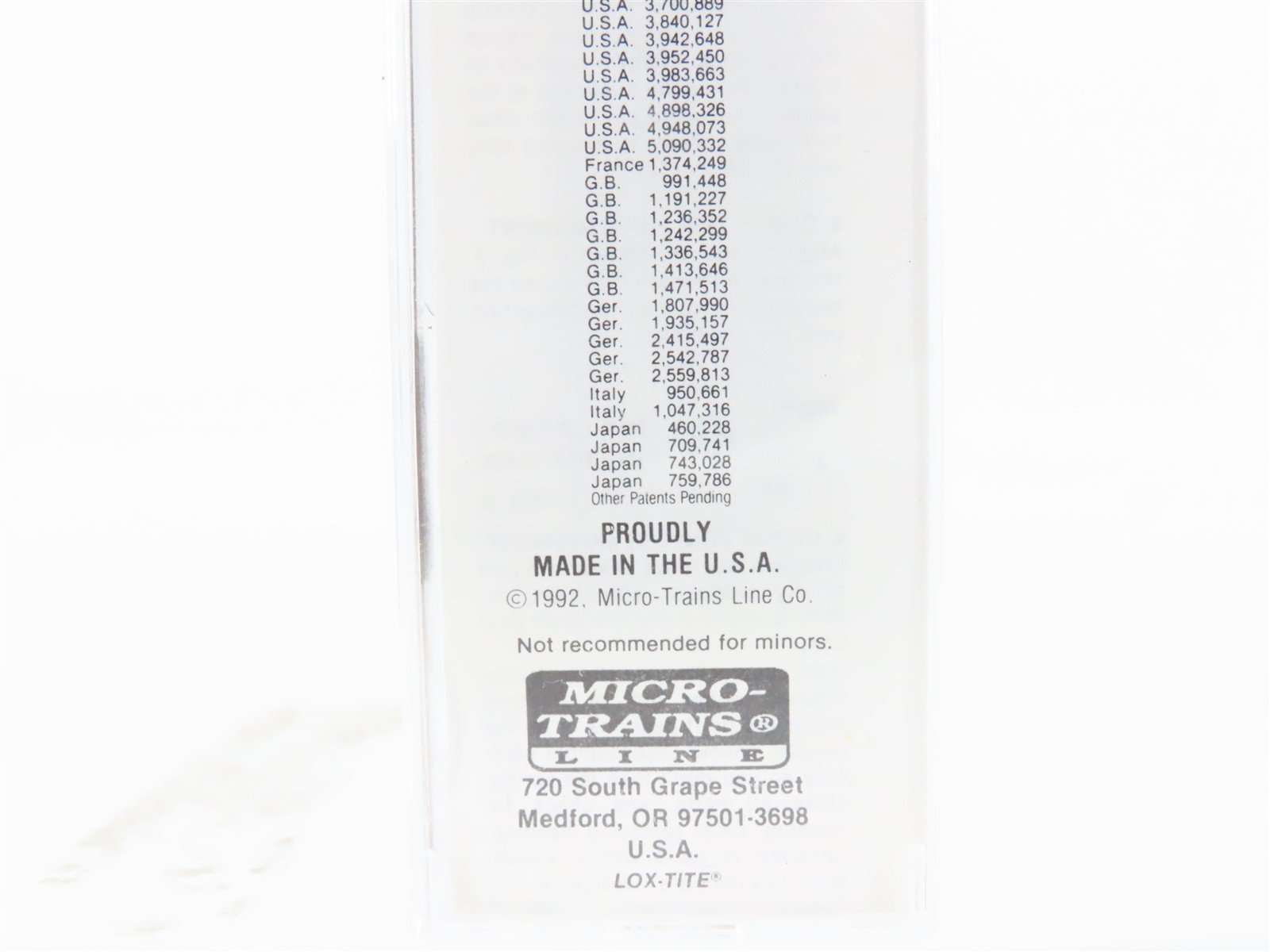 N Scale Micro-Trains MTL 35130 CB&Q Burlington Route 40' Stock Car #52002