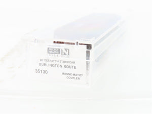 N Scale Micro-Trains MTL 35130 CB&Q Burlington Route 40' Stock Car #52002