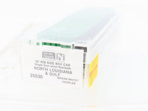 N Scale Micro-Trains MTL 25530 NLG North Louisiana & Gulf 50' Box Car #5227