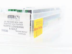 N Scale Micro-Trains MTL 25530 NLG North Louisiana & Gulf 50' Box Car #5227