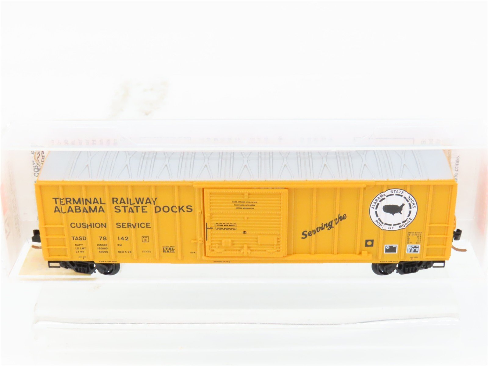N Micro-Trains MTL 25160 TASD Terminal Railway Alabama State Docks Box Car 78142