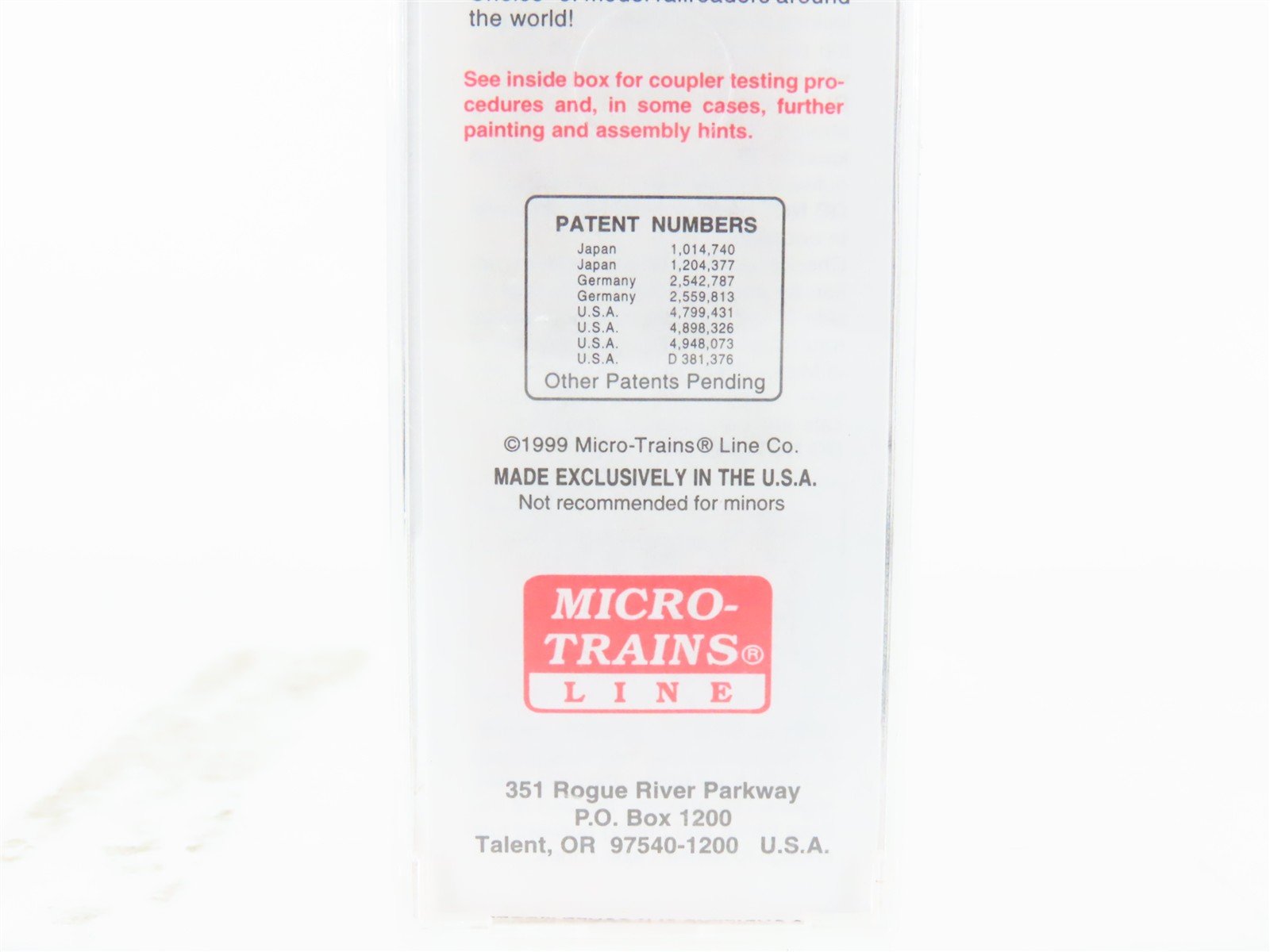 N Micro-Trains MTL 25160 TASD Terminal Railway Alabama State Docks Box Car 78142