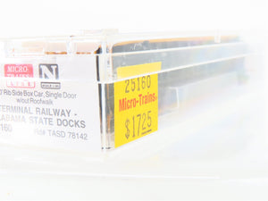 N Micro-Trains MTL 25160 TASD Terminal Railway Alabama State Docks Box Car 78142