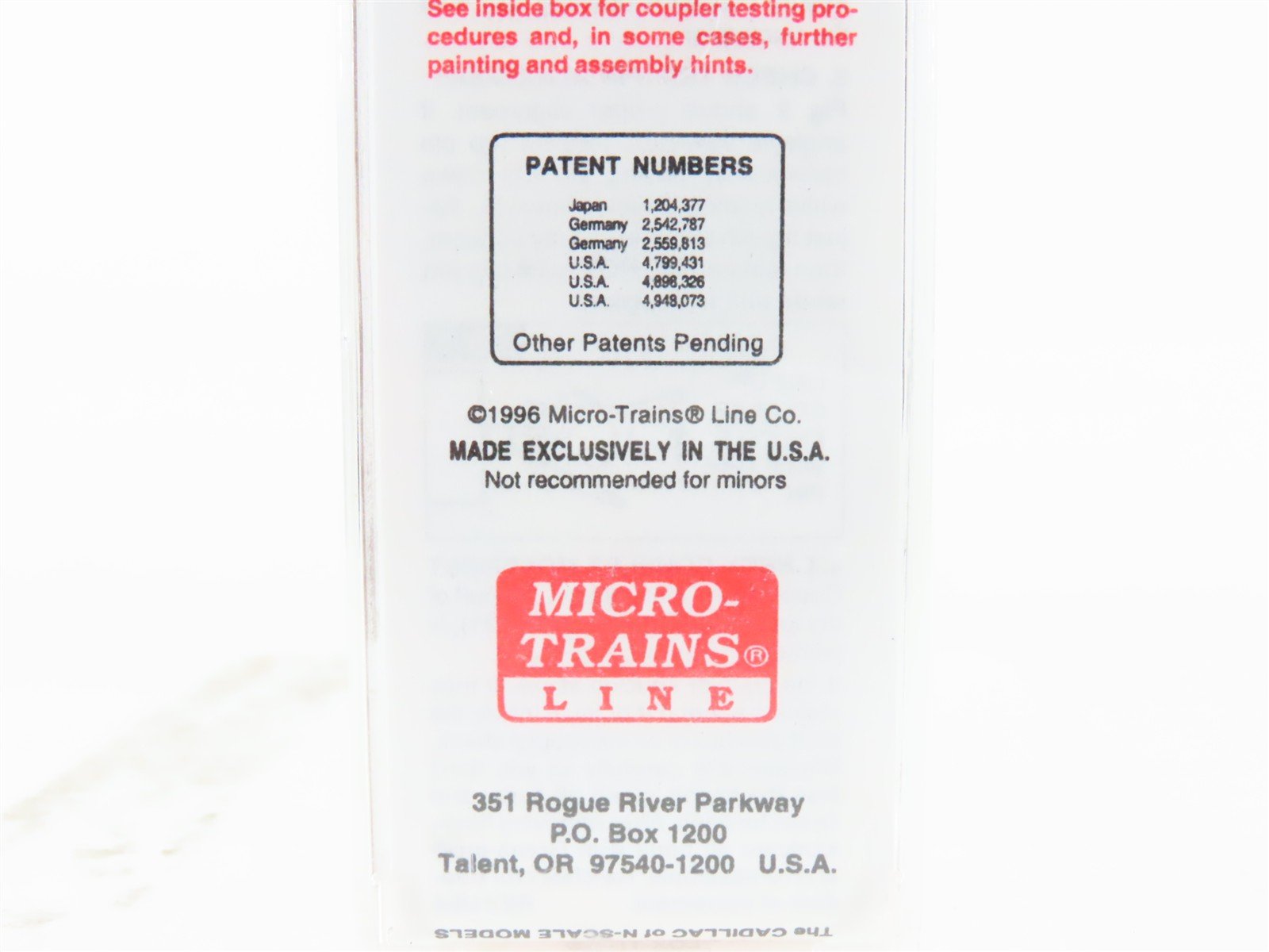 N Micro-Trains MTL 20346/1 B&O Baltimore & Ohio 40' Single Door Box Car #470699