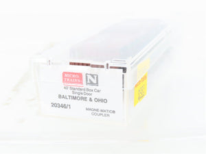 N Micro-Trains MTL 20346/1 B&O Baltimore & Ohio 40' Single Door Box Car #470699