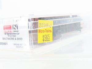 N Micro-Trains MTL 20346/1 B&O Baltimore & Ohio 40' Single Door Box Car #470699