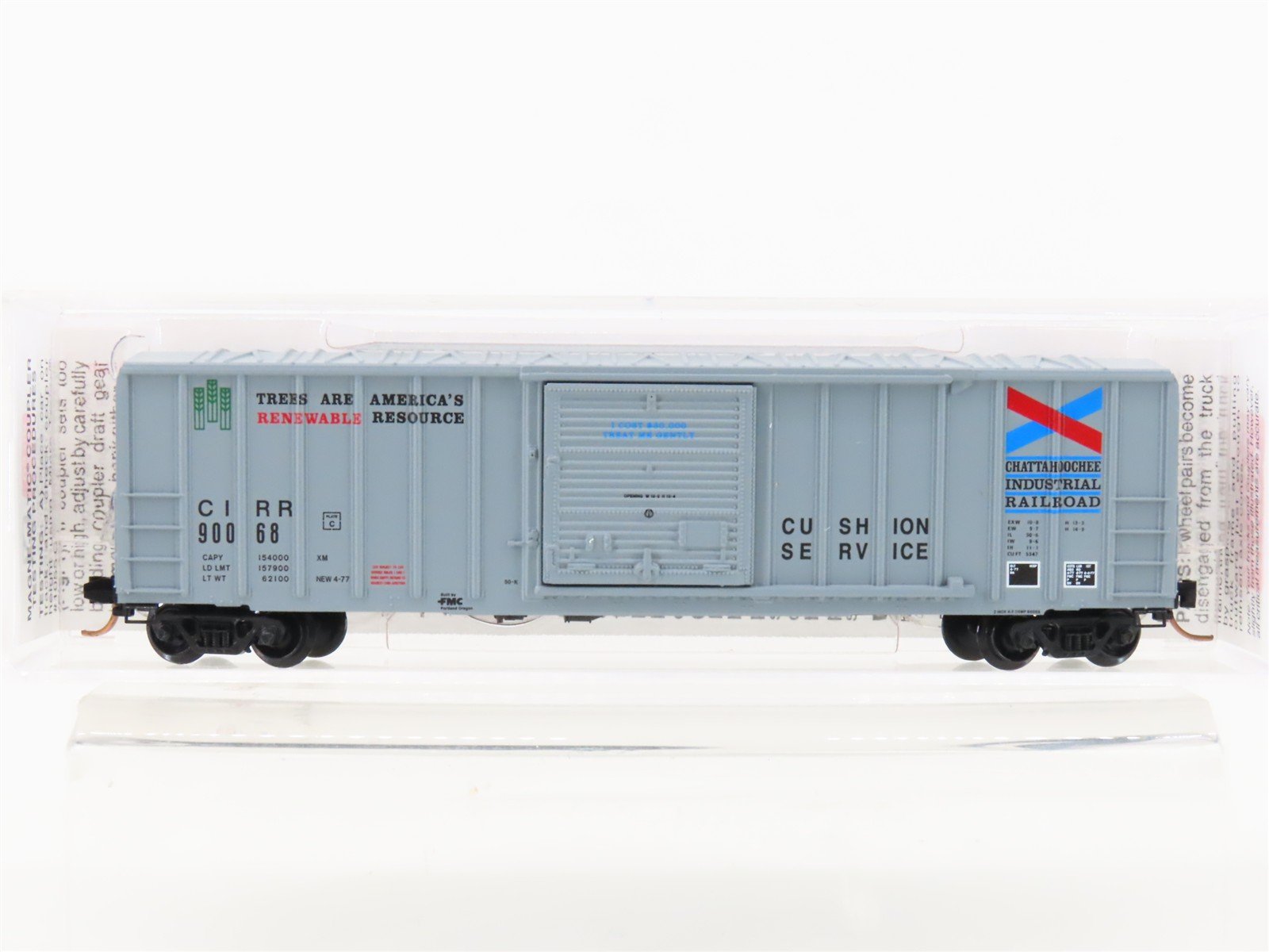 N Micro-Trains MTL 25040 CIRR Chattahoochee Industrial Railroad Box Car #90068