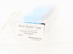 N Scale Micro-Trains MTL 24010 ROCK The Rock 40' Single Door Box Car #57717