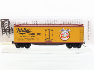 N Scale Micro-Trains MTL 49410 URTX Miller High Life Beer 40' Wood Reefer #93185