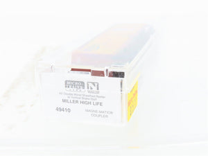 N Scale Micro-Trains MTL 49410 URTX Miller High Life Beer 40' Wood Reefer #93185