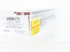 N Scale Micro-Trains MTL 49410 URTX Miller High Life Beer 40' Wood Reefer #93185